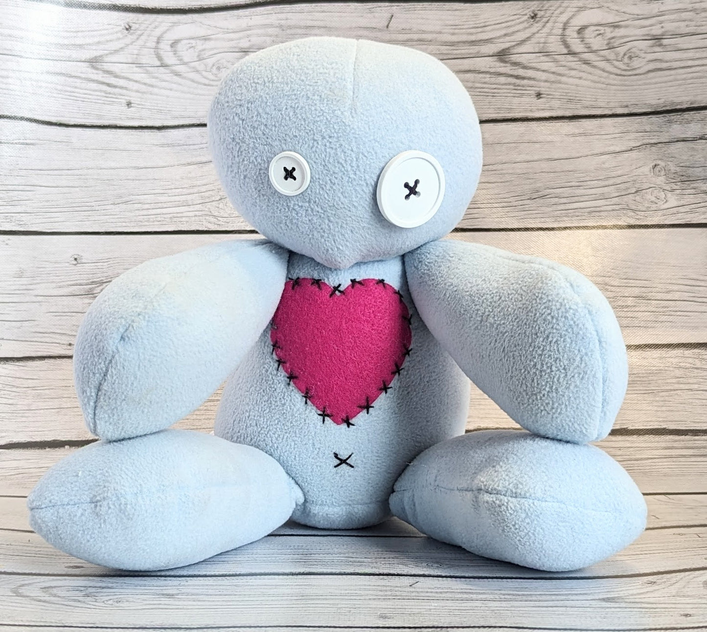 Pastel Blue Voodoo Plush Doll