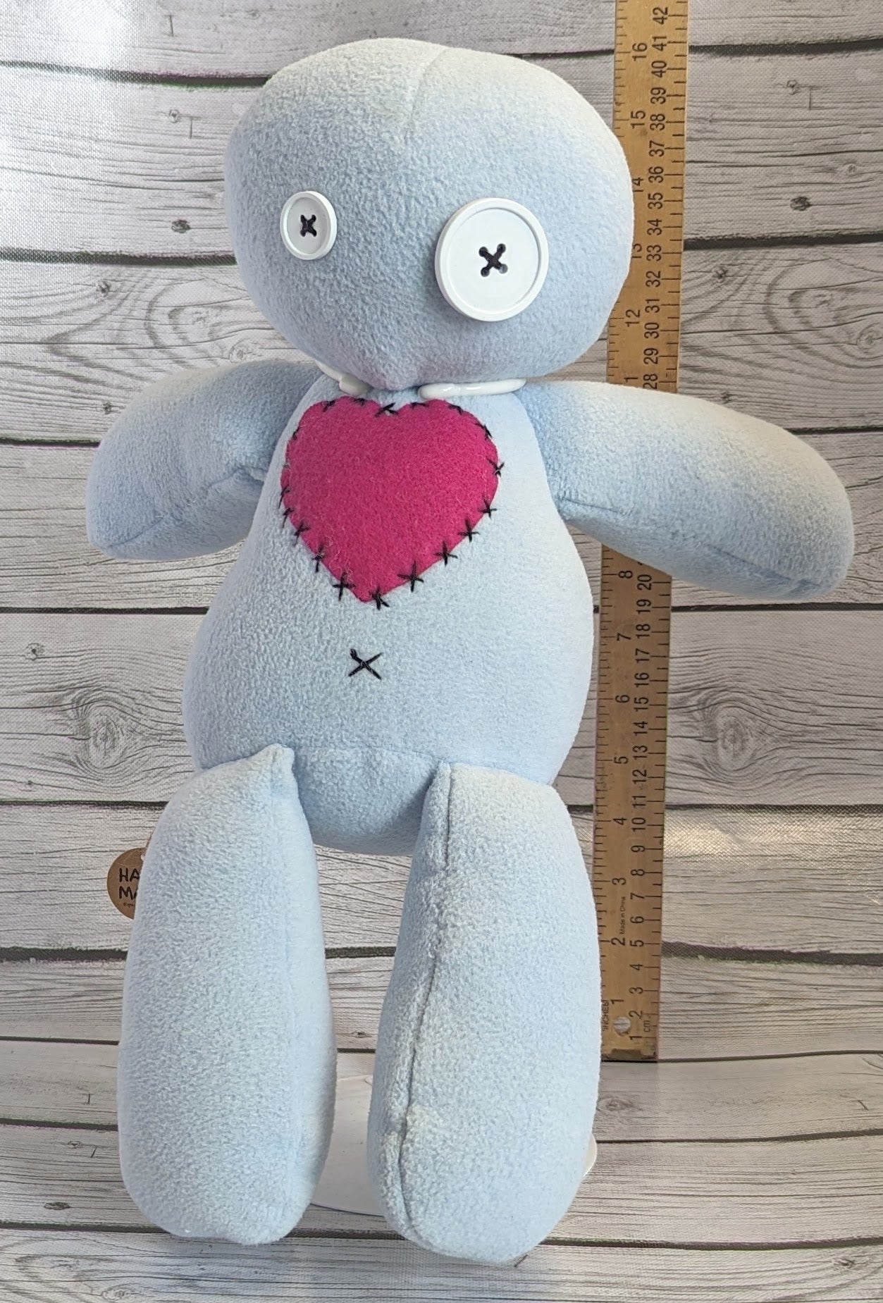 Pastel Blue Voodoo Plush Doll