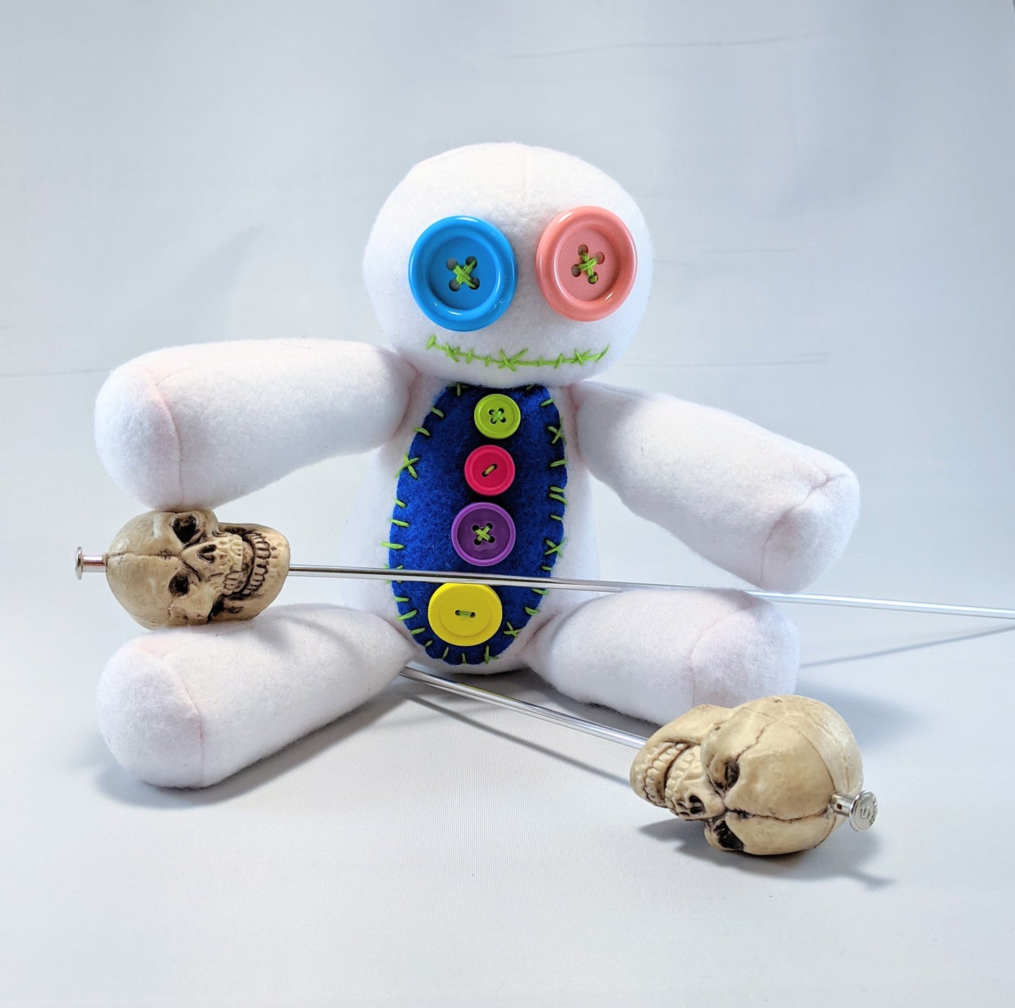 Little White Voodoo Kawaii Plush Doll Creepy Cute Stuffed Animal