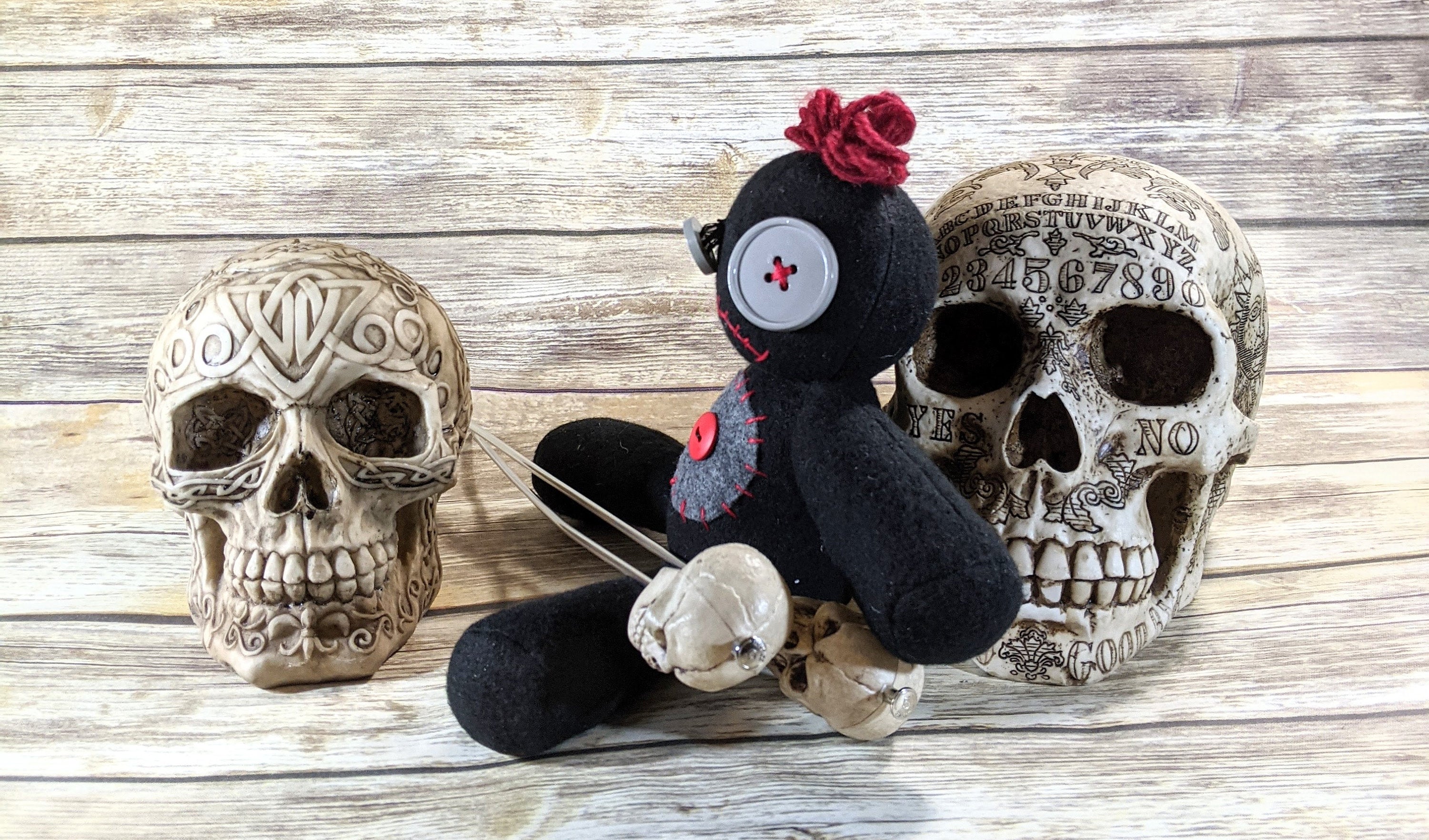 Dodie Monsters Black 2024 handmade ghost plush